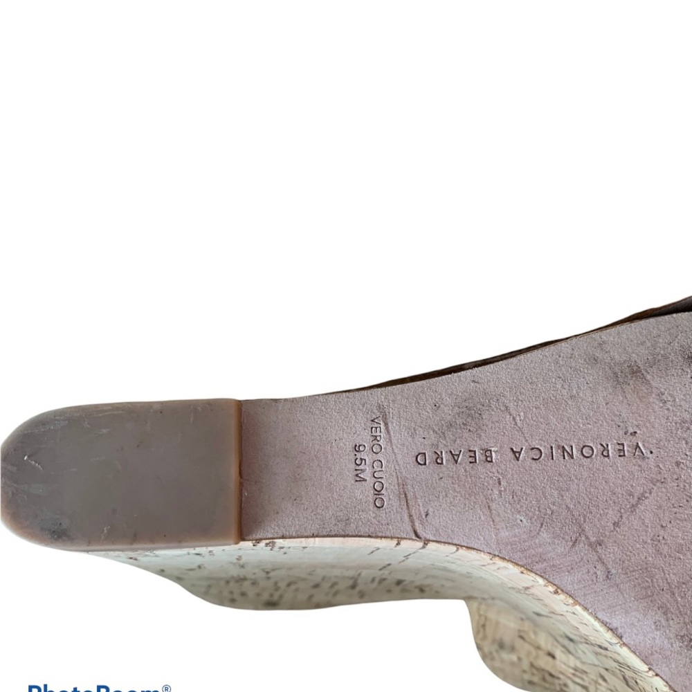 Veronica Beard Dali Cork Platform Wedge Mules - Picture 15 of 16
